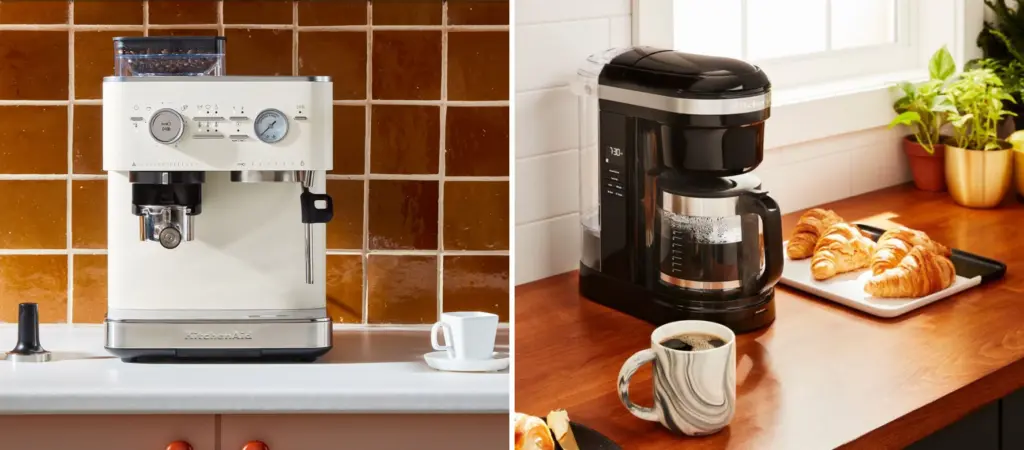 Espresso coffee vs brewed coffee: Same coffee maker, different brewing times