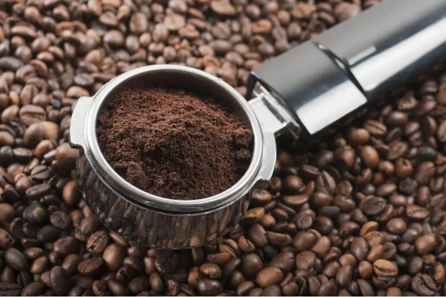 Ground coffee uses finely milled coffee beans