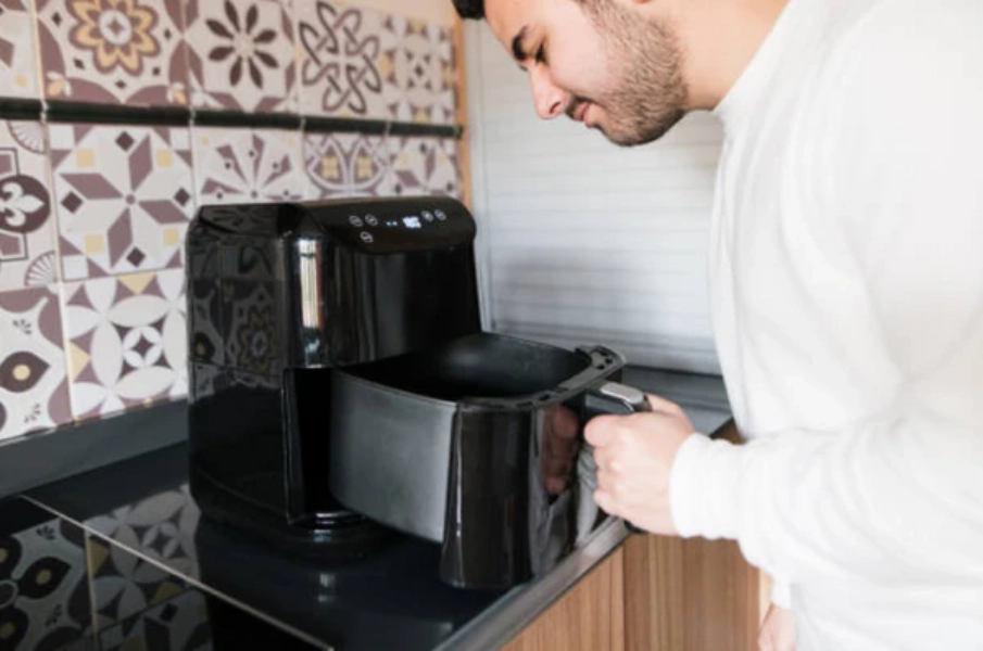 Roast the coffee beans with the air fryer