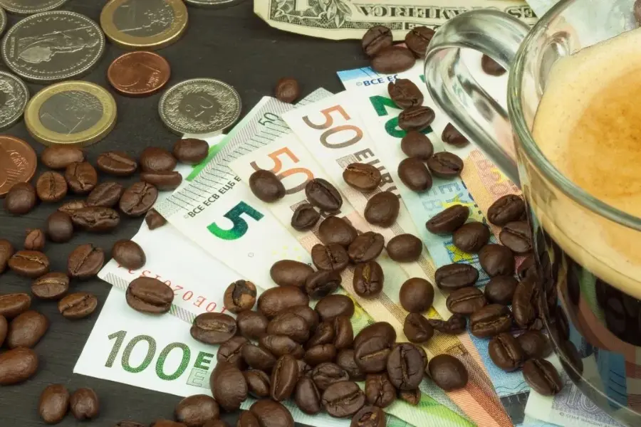 The price of instant coffee is cheaper